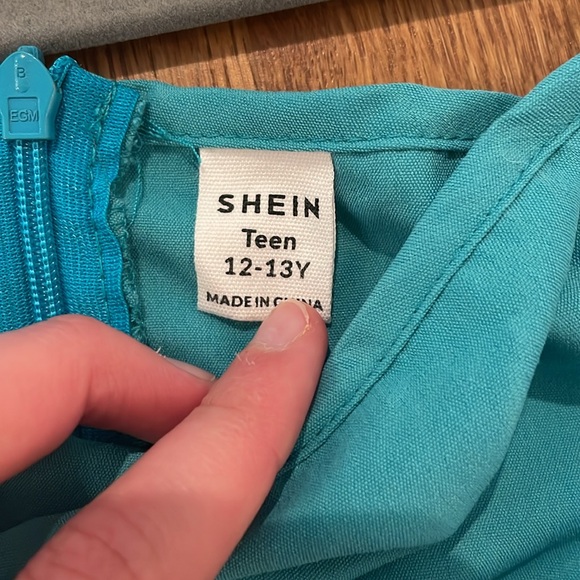 SHEIN Turquoise Dress - Picture 3 of 3